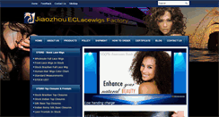 Desktop Screenshot of eclacewigs.com